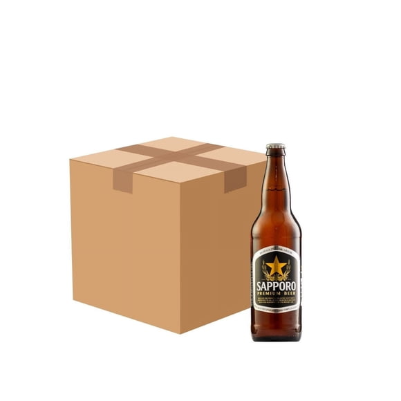 Caja Cerveza Sapporo Premium 650 Ml Cerveza Lager