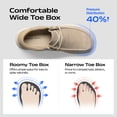 thumbnail image 2 of Bruno Marc Men's Wide Toe Box Arch Support Non Slip Casual Slip on Shoes Loafers for Men Lightweight Breathable Comfortable Shoes, 2 of 5