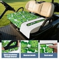 thumbnail image 4 of St. Patrick's Shamrock & Green Golf Cart Front Seat Towel, 51"x31" Microfiber Blanket, Easy Care Fabric, 4 of 8