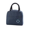 thumbnail image 1 of Lunch Box Insulated Lunch Container Water-resistant Fabric With Zippered Pockets For Car Travel Work Picnic, 1 of 4