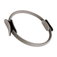 thumbnail image 3 of Pilates anillo de muslo Resistencia a los dispositivos de entrenamiento del equipo Tóner tonificando muslos piernas círculo de fitness anillo de Gris, 3 of 8