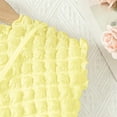 thumbnail image 6 of Girls Outfits Summer Toddler Cute Round Neck Sleeve Top Bag Set Playwear Daily Wear Summer Baby Girl Clothes Yellow 5 Years-7 Years, 6 of 7