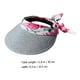 thumbnail image 4 of Wide Brim Sun Caps Summer Outdoor Hat for Outdoor Sky Blue Straw Hat, 4 of 4