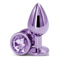 thumbnail image 5 of Rear Assets Aluminum Anal Plug, Medium, Purple, 5 of 5