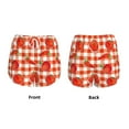 thumbnail image 3 of Gukieu Tomatoes And Chili Print Women's Sports Shorts with Drawstring Elastic Waistband for Running, Yoga, Fitness-X-Large, 3 of 7