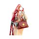 thumbnail image 1 of Llavero con forma de mini bolsa para albóndigas, monedero, cierre de seguridad, correa de muñeca desmontable, impermeable, de piel sintética, monedero pequeño, llavero, 1 of 8