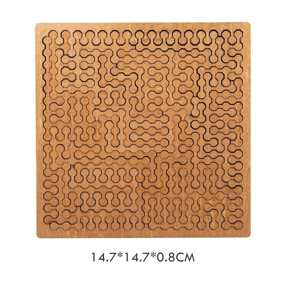 Fractal Tray Puzzles, 2026 New Hard Irregular Wooden Jigsaw Fractal Puzzle Challenge, Creative Hard Difficult Portable Mind Bending Wooden Jigsaw Puzzle, Challenging No-Image Puzzles for Family Party
