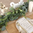 thumbnail image 4 of 5pcs 5.5ft Artificial Eucalyptus Garland Fake Silver Dollar Eucalyptus Greenery Garland Vines Table Runner for Wedding Arch Backdrop Table Centerpiece Home Mantle Decor, 4 of 4