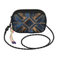 thumbnail image 2 of FORMRS Mini Crossbody Bag for Women Adjustable Rope Shoulder Casual Phone Purse, Elegant Geometric Pattern, 2 of 7