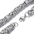 thumbnail image 3 of 1Pcs 201 Stainless Steel Chain Bracelets Chainmaille Weaves Jewelry Stainless Steel Color Jewelry Findings for Necklace Bracelet Jewelry Making 8-1/2 inch(21.5cm), 3 of 3