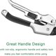 thumbnail image 3 of Garden Secateurs, Professional Pruning Shears with Sharp and Stainless Steel Blade, Non-slip Handle, Garden Scissors, 3 of 4