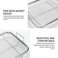 Air Fryer Basket For Oven, 2 Piece Set Stainless Steel Grill Basket