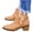 Brown, variant on Dellytop Womens Chunky Platform Heels