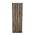 thumbnail image 4 of FM FURNITURE Virginia 5-Shelf Modern Engineered Wood Storage Cabinet in Brown, 4 of 7