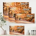 thumbnail image 4 of Designart ' Path In The Park In Sunny Autumn Day ' Country Canvas Wall Art Print, 4 of 4
