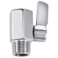 thumbnail image 2 of Shower Head Shut Off Valve, 304 Stainless Steel Mini Ball Valve NPT Thread(1/2Inch Male x 1/2Inch F, 2 of 5