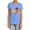 Carolina Blue, variant on JLA Glowing Lasso Women's T Shirt, Athletic Heather, Small