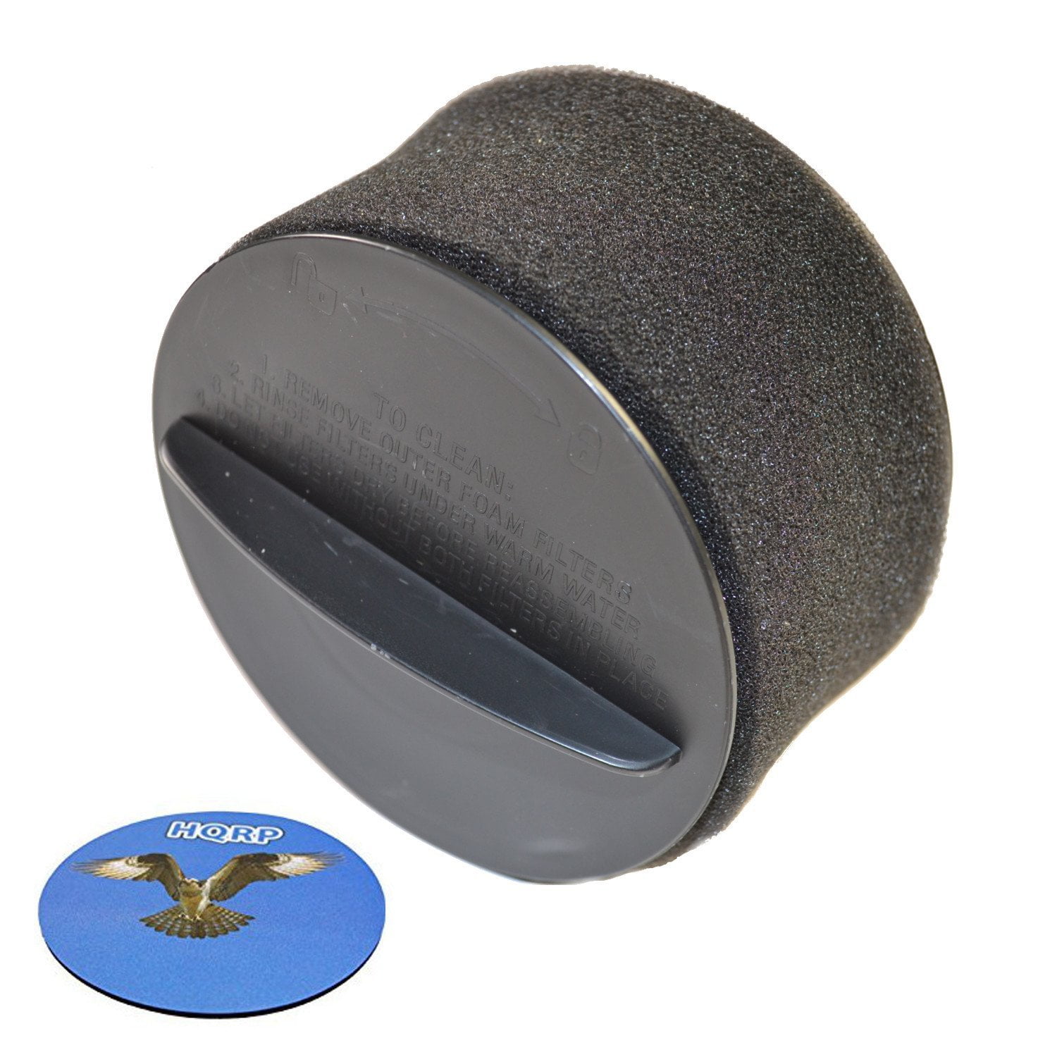 HQRP 2 Filtros circulares para Bissell PowerForce Helix Turbo Bagless 68C71 2140