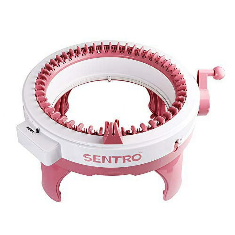 Knitting Machine 48 Needles, Genround Circular Knitting Machine with Row  Counter Rotating Double Knit Loom Machine DIY Knit Scarf Hat Sock Smart  Weaving Loom Knitting Machine for Adults Kids Gifts : 