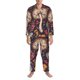 thumbnail image 3 of Fotbe Forest Wild Mushroom Pijama de Hombre con Estampado de Manga Larga, Conjunto de 2 Piezas, Ropa de Dormir Suave y Cómoda con Bolsillos-Large, 3 of 7