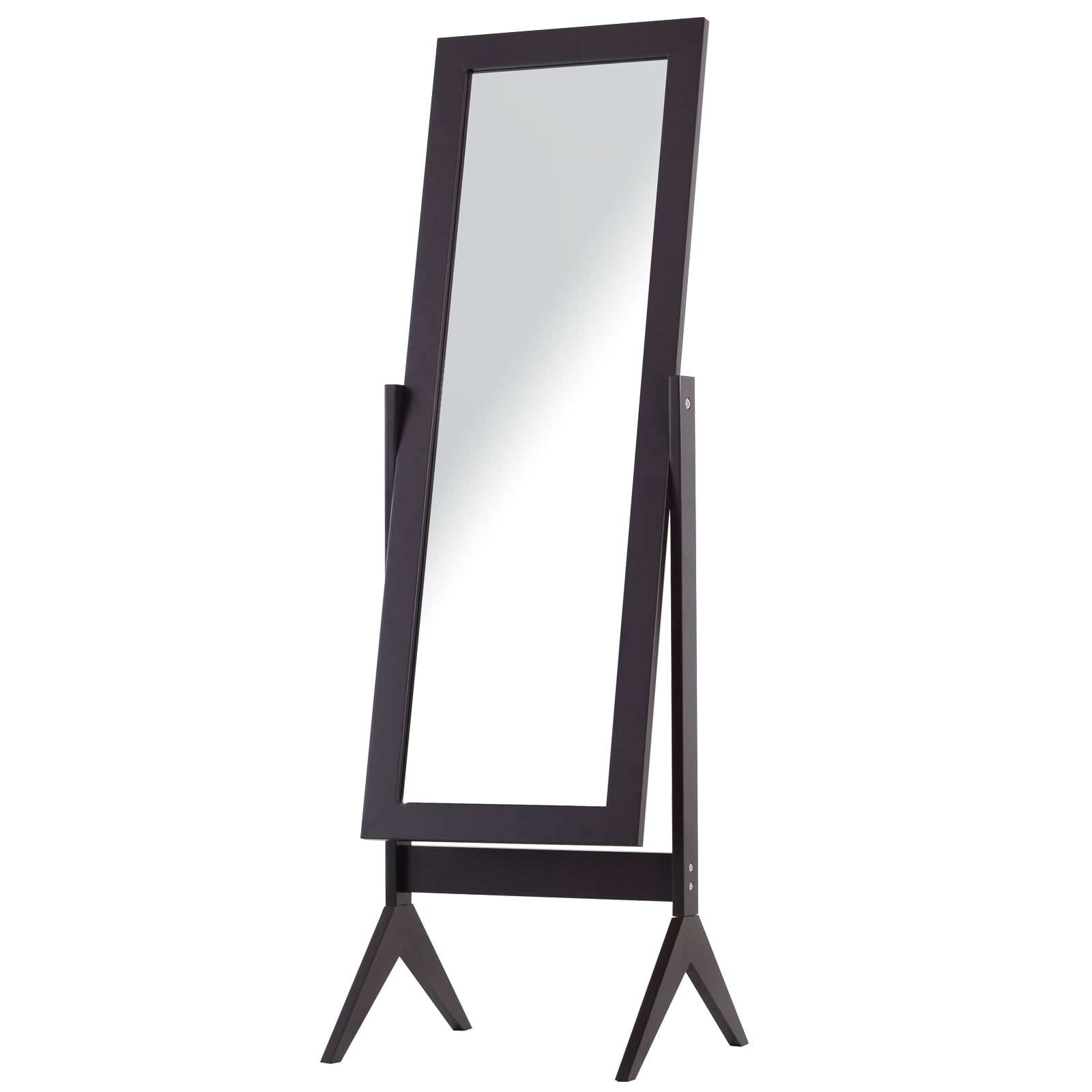 HOMCOM Free Standing Floor Mirror Full-length Dressing Mirror Angle