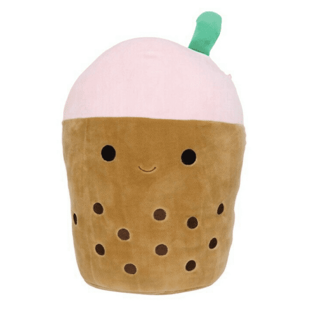 Squishmallow Kellytoy Food Series B 16" Bernice the Boba/Bubble Tea