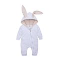 thumbnail image 1 of Combinaison une-Pièce en Molleton pour Bébé, Chaude et Mignonne, Bunny, à Capuche, pour Bébé 0-2T, Mode, Pyjama Combinaison pour Nourrisson, Tenue Automne et Hiver, 1 of 6