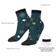 thumbnail image 6 of Rocae Christmas Snowflake for Premium Adult Socks,Comfortable, Breathable, and Durable Socks, Perfect for Everyday Wear, 6 of 7