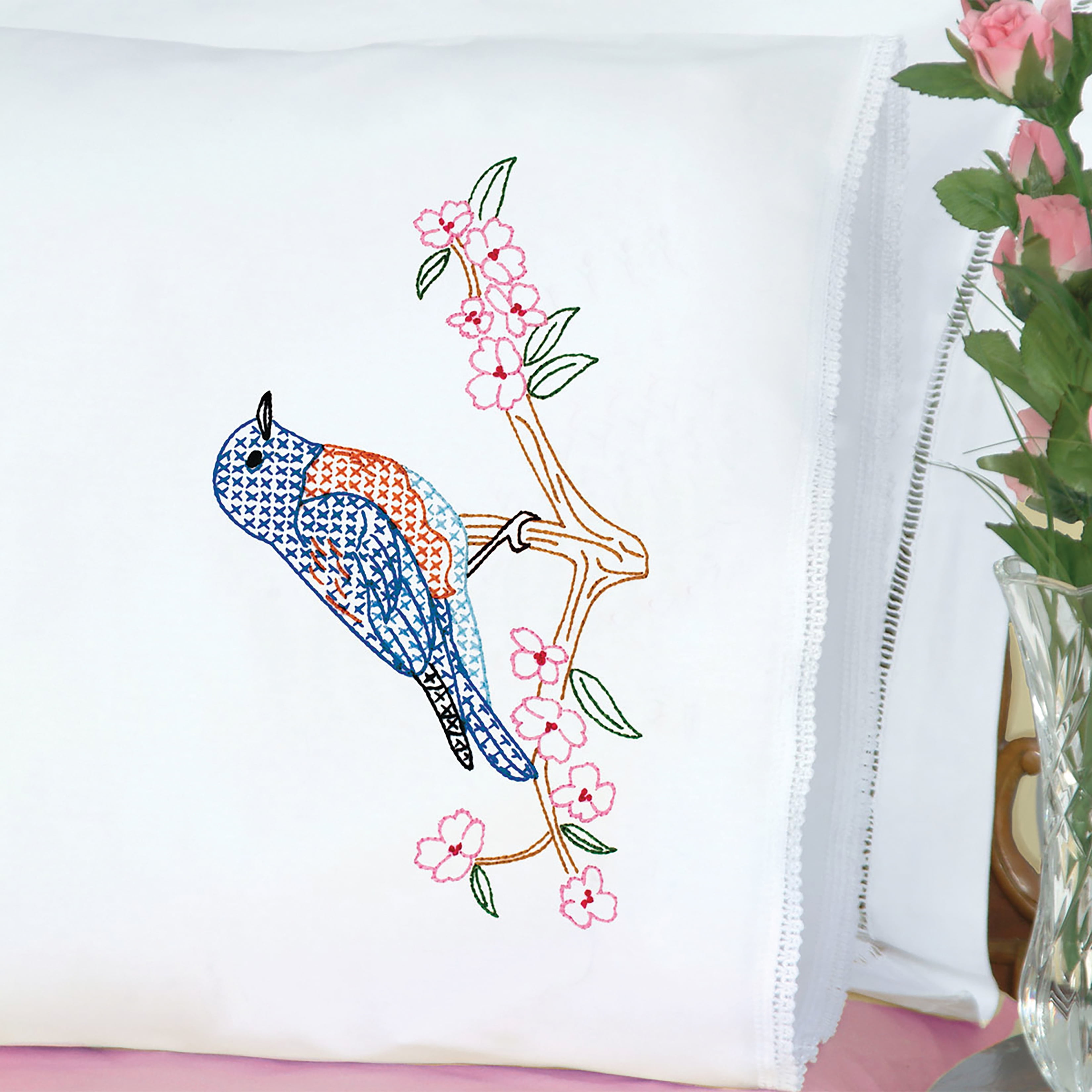Jack Dempsey Needle Art 1800797 Bluebird Embroidery ...