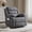 Gray, variant on Massage Recliner Chair with Heat for Adults，90°-160° Adjustable Heavy Duty Lounge Chair with Extended Footrest, High-Density Padding, Side Pocket & Tool-Free Assembly