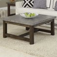 thumbnail image 1 of Home Styles Béton Chic Table Basse Carrée en Brun et Gris, 1 of 4