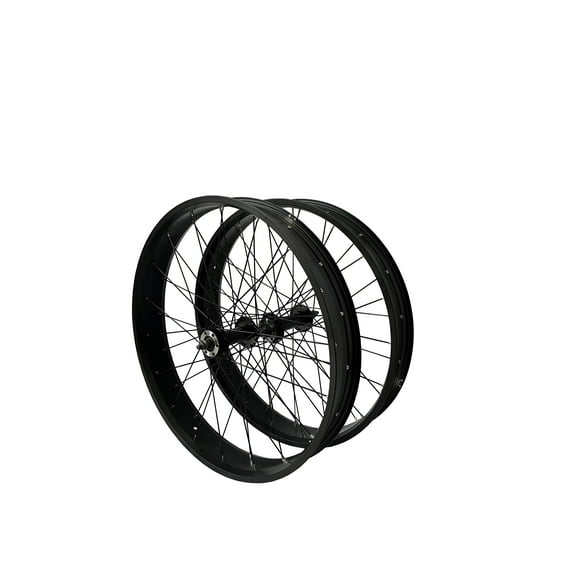 DONSP1986 26" x4" Fat Tire Rimset Heavy Duty 12G Spokes Disc Brake BIKE Wheelset