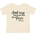 thumbnail image 3 of Inktastic Though She Be but Little She is Fierce Quote Shakespeare Girls Baby T-Shirt, 3 of 5