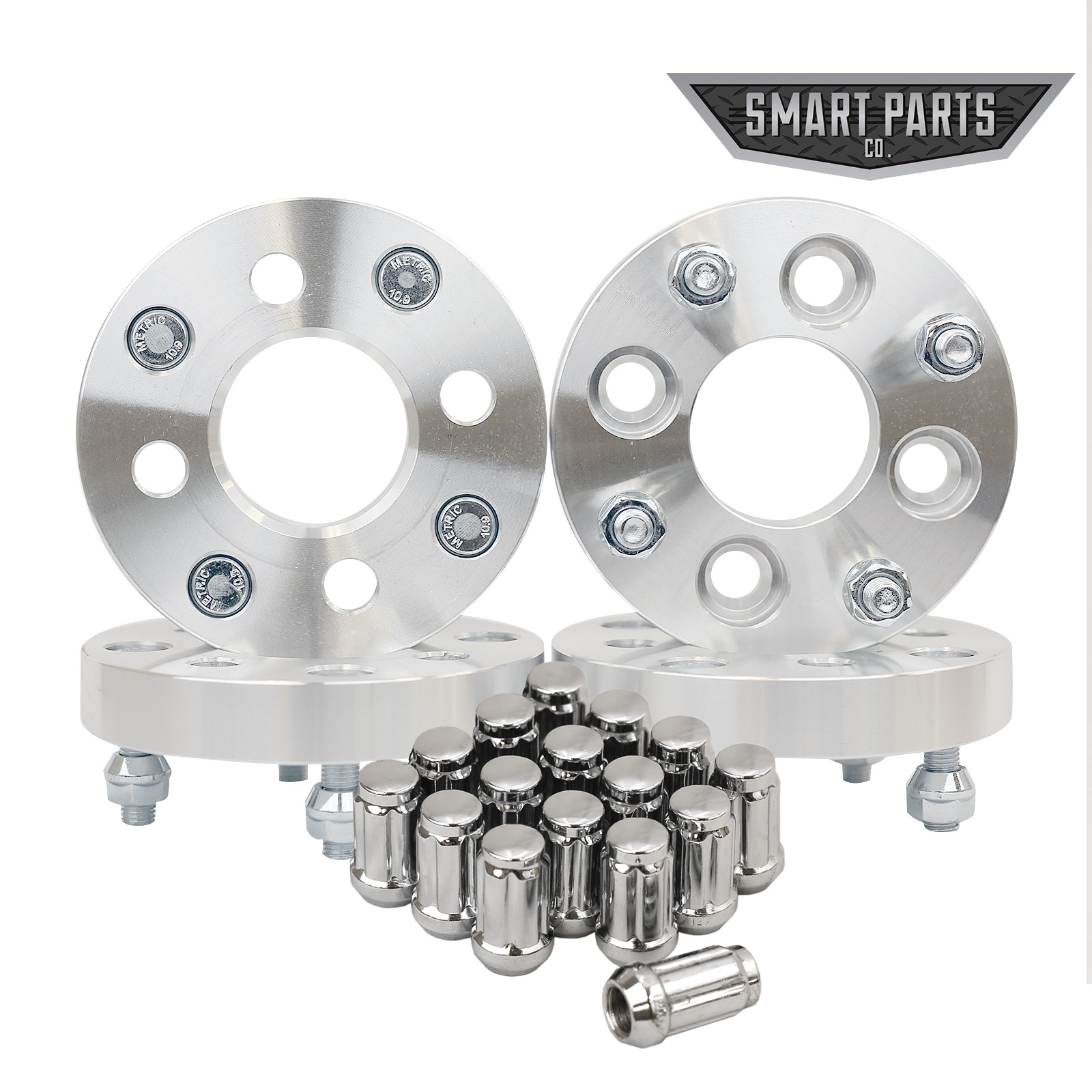 4x108 to 4x100 Wheel Spacer Adapters with Chrome Lug Singapore Ubuy