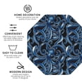 thumbnail image 3 of Vsdgher Octopus Print Leather Coasters for Drinks, Durable Drink Coasters 4 Set for Tabletop Protection, Luxurious Home Décor and Housewarming Gift-Octagon, 3 of 6