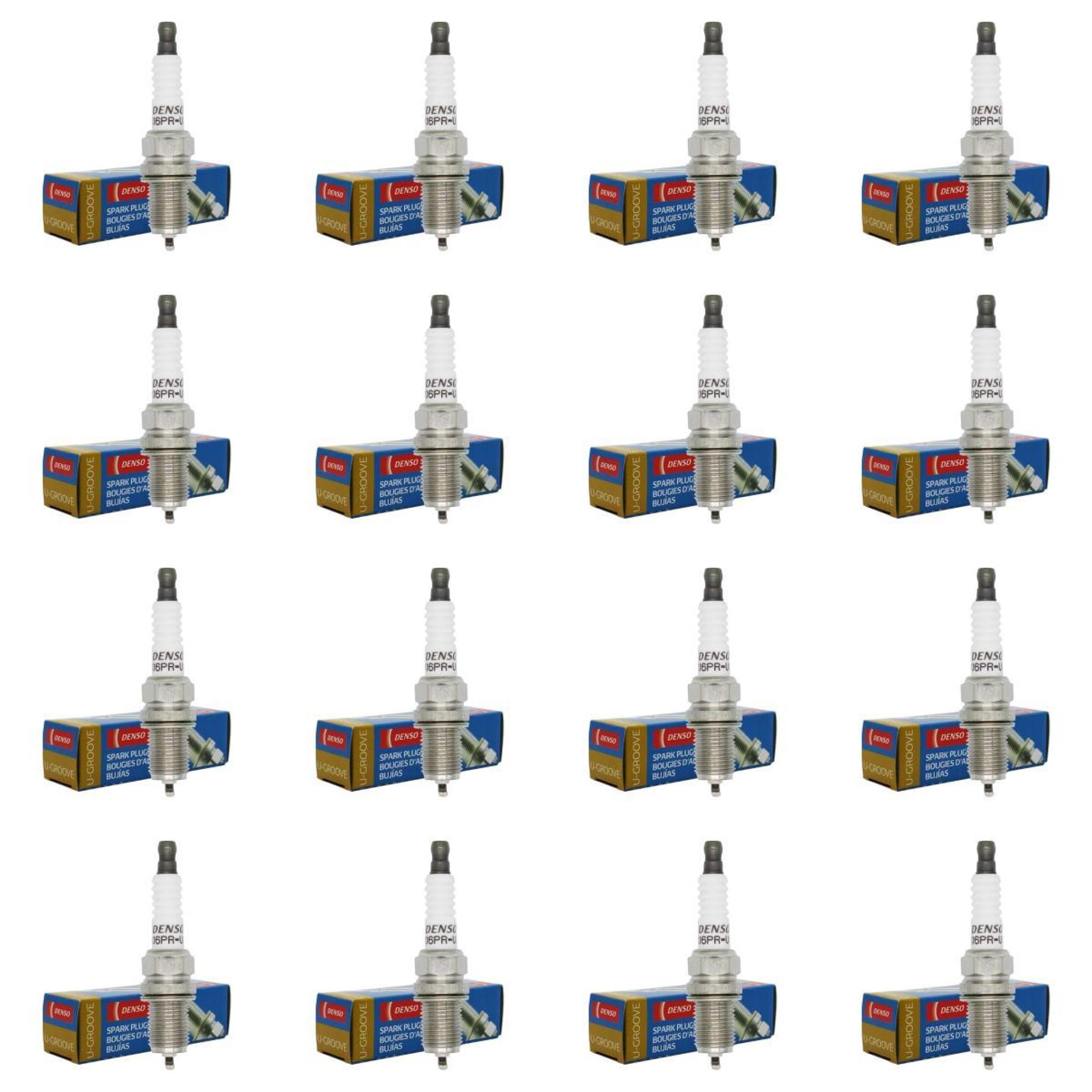 Set of 16 Standard Spark Plugs K16PR-U11 U-Groove Conventional