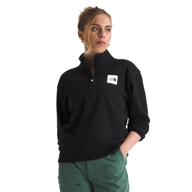 Chaqueta THE NORTH FACE Box Half Dome ¼ Zip para Mujer - Negra