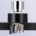 thumbnail image 3 of Cabezal de ducha de alta presión Accesorios de baño Cabezal de ducha tipo lluvia (negro) Libre de BPA, 3 of 9