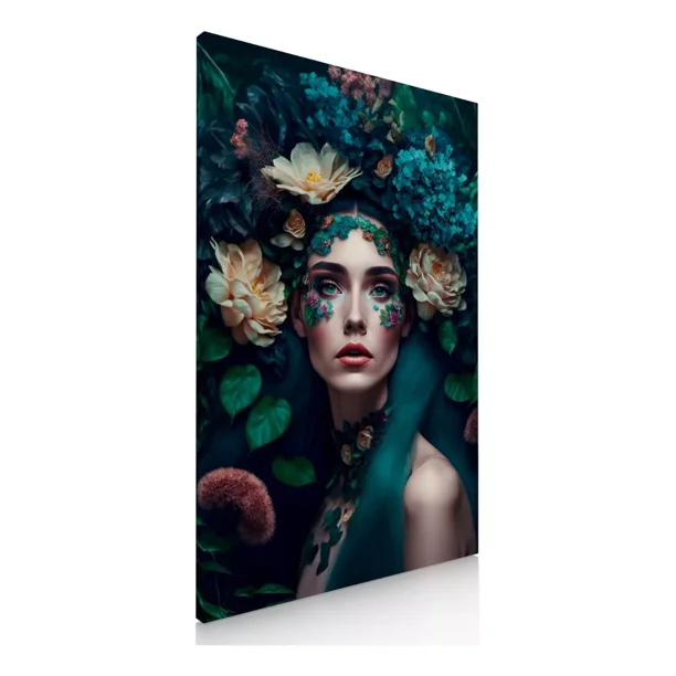 Cuadro Decorativo Canvas Para Sala O Recamara Hada Verde