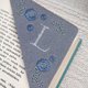 thumbnail image 2 of ?? 26 Letras Marcador De Libros Elegante Y Personalizado, Bordado A Mano, Con Esquina, Para Las Cuatro Estaciones, Divertido, Decoración, Hecho A Mano, Con Letras Personalizadas, Cosido A Mano, Con, 2 of 4