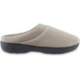 thumbnail image 3 of Isotoner Women's Terry and Satin Slip on Cushioned Slipper with Memory Foam for Indoor/Outdoor Comfort Flat Sandals STO-5/6, 3 of 3