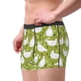 thumbnail image 4 of Balery Lovely Chickens Men's Boxer Briefs, Soft and Breathable Cotton Underwear with nylon Waistband-Large, 4 of 9