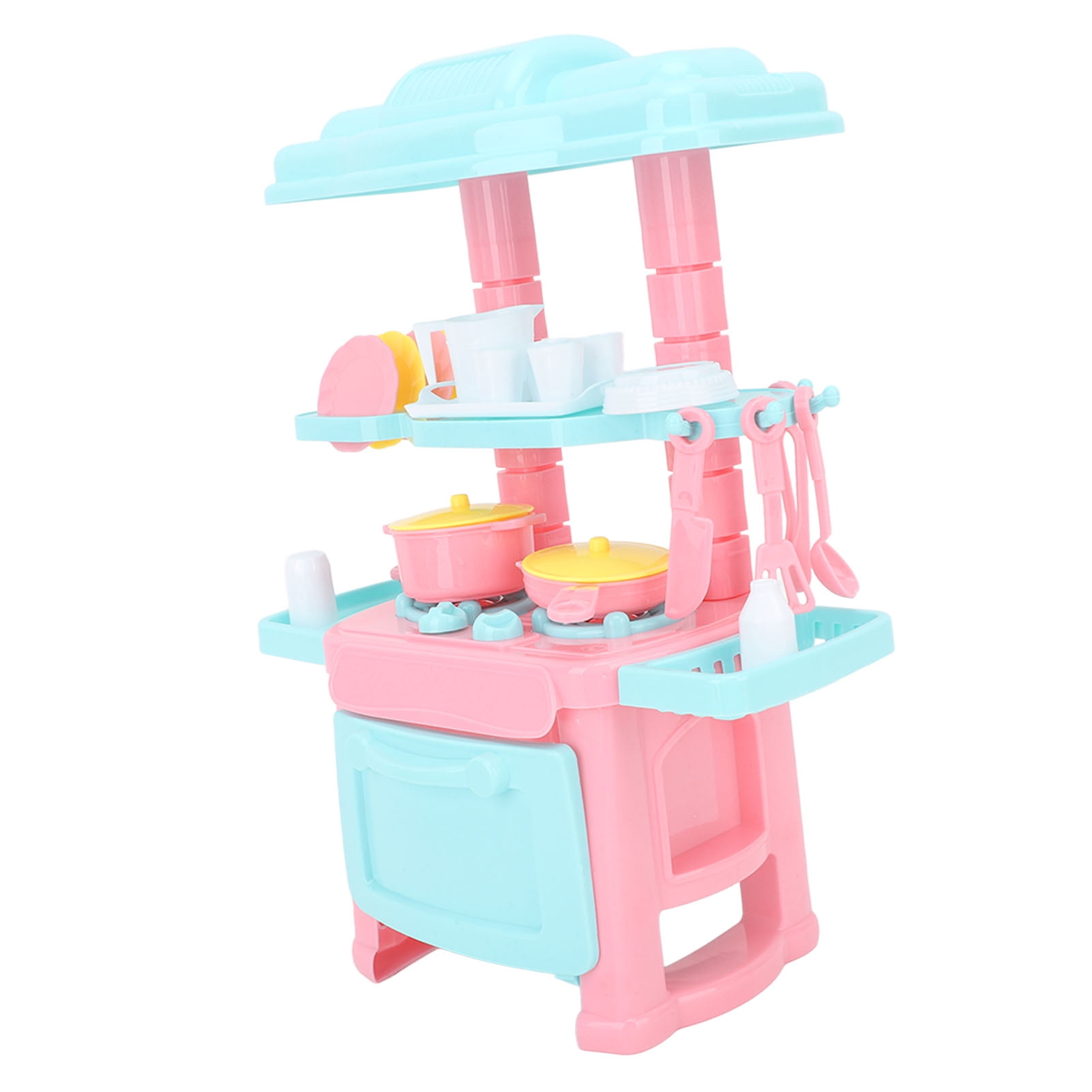 Kitchen Toys Set, Pretend Play Kitchen Toys Interactive Plastic   for Home
