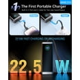 thumbnail image 7 of Portable Charger 40000mAh, 22.5W Fast Charging Battery Pack USB-C In&Out with Built in Cables, LED Display Power Bank Compatible for iPhone 17/16/15, Samsung, iPad, 7 of 7