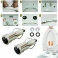 Top Fix Toilet Seat Screws Nut Cover Lid Pan Fixing Wc Blind Hole