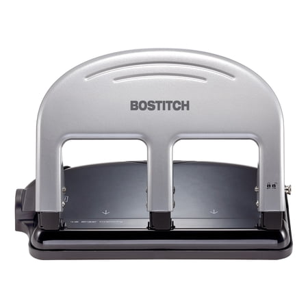 Bostitch EZ Squeeze? Three-Hole Punch, 40-Sheet Capacity, Reduced Effort