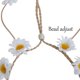 thumbnail image 4 of Diadema de girasol para mujer, tocado hippie, heytea Bohomia, tocado de corona con cuerda de plumas para niñas (girasol), 4 of 5