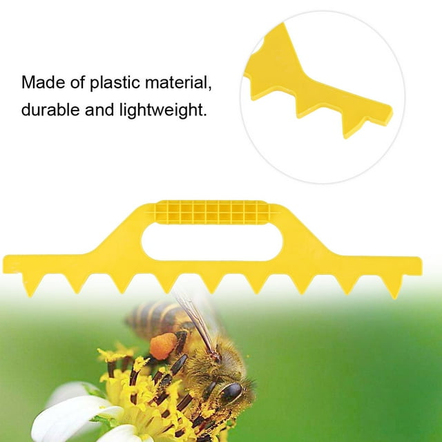 Bee Hive Frame Spcing Tool Beekeeping Accessories Bee Hive Frame Spcing Tool Beekeeping Spcing Tool Bee Hive Frame Spcing Tool Spacer Beekeeping Accessories Yellow 8 Frame