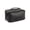 Black, variant on PU Leather Cosmetic Storage Bag, Large Capacity Travel Wash Bag, Portable Women Makeup Pouch, Multiuse Organizer for Toiletry Makeup Brush Bathroom Storage