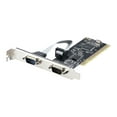 thumbnail image 1 of StarTech.com 2-Port PCI RS232 Serial Adapter Card, PCI Serial Port Expansion Controller Card, PCI to Dual Serial DB9 Card, Standard (Installed) & Low Profile Brackets, Windows/Linux - Dual Port PCI Serial Card (PCI2S5502) - Serial adapter - PCI low profile - RS-232 x 2 - black, 1 of 15